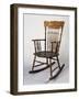 Rocking Chair, Dark Wood, Italy-null-Framed Giclee Print