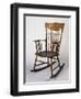 Rocking Chair, Dark Wood, Italy-null-Framed Giclee Print
