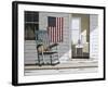 Rocking Chair with Guitar-Zhen-Huan Lu-Framed Premium Photographic Print