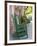 Rocking Chairs on Porch, Ste. Genevieve, Missouri, USA-Walter Bibikow-Framed Photographic Print