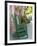 Rocking Chairs on Porch, Ste. Genevieve, Missouri, USA-Walter Bibikow-Framed Photographic Print