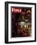 "Rocking Horse Delivery," Saturday Evening Post Cover, December 22, 1945-James R. Bingham-Framed Giclee Print