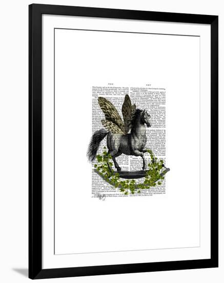 Rocking Horse Fly-Fab Funky-Framed Art Print