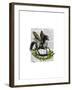 Rocking Horse Fly-Fab Funky-Framed Art Print