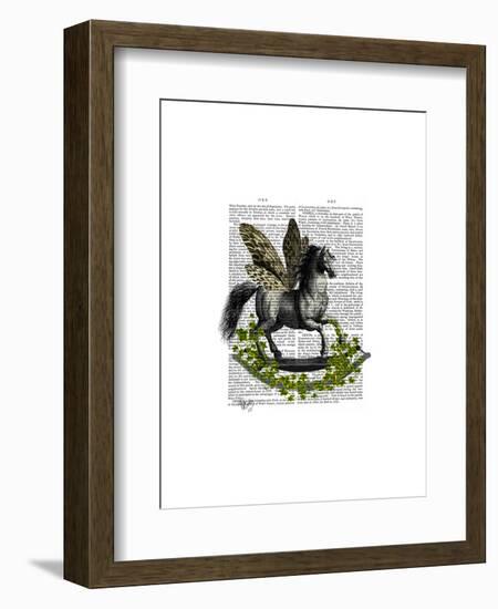 Rocking Horse Fly-Fab Funky-Framed Art Print