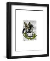 Rocking Horse Fly-Fab Funky-Framed Art Print