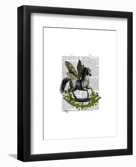 Rocking Horse Fly-Fab Funky-Framed Art Print