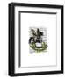 Rocking Horse Fly-Fab Funky-Framed Art Print