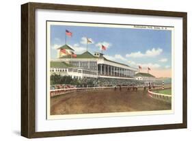 Rockingham Race Track, Salem, New Hampshire-null-Framed Art Print