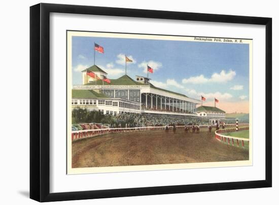Rockingham Race Track, Salem, New Hampshire-null-Framed Art Print