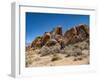 Rockpiles of the Alabama Hills served as a setting for hundreds of cowboy movies.-Betty Sederquist-Framed Photographic Print