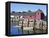 Rockport, Cape Ann, Northeast from Boston, Massachusetts, New England, USA-Walter Rawlings-Framed Stretched Canvas