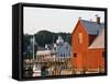 Rockport Harbor and Fishing Shack, Rock Port, Cape Ann, Massachusetts, USA-Walter Bibikow-Framed Stretched Canvas