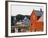 Rockport Harbor and Fishing Shack, Rock Port, Cape Ann, Massachusetts, USA-Walter Bibikow-Framed Photographic Print