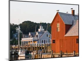 Rockport Harbor and Fishing Shack, Rock Port, Cape Ann, Massachusetts, USA-Walter Bibikow-Mounted Photographic Print