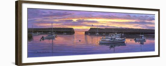 Rockport, Ma Sunset-Bruce Dumas-Framed Premium Giclee Print