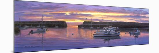 Rockport, Ma Sunset-Bruce Dumas-Mounted Premium Giclee Print