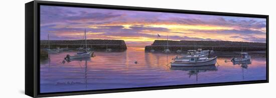 Rockport, Ma Sunset-Bruce Dumas-Framed Stretched Canvas