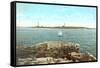 Rockport, Mass., Thatchers Lights-null-Framed Stretched Canvas