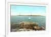 Rockport, Mass., Thatchers Lights-null-Framed Art Print