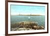 Rockport, Mass., Thatchers Lights-null-Framed Art Print