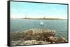 Rockport, Mass., Thatchers Lights-null-Framed Stretched Canvas