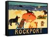 Rockport-Stephen Huneck-Framed Stretched Canvas
