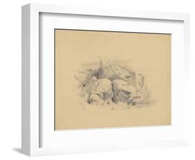 Rocks, 1839-James Goodwin Clonney-Framed Giclee Print