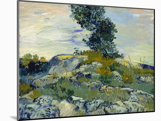 Rocks, 1888-Vincent van Gogh-Mounted Giclee Print