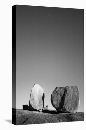 Rocks 2 Bw-John Gusky-Stretched Canvas