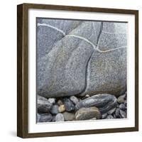 Rocks Against Boulder-Micha Pawlitzki-Framed Photographic Print