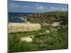 Rocks Along the Coastline of Firmanville-Manche, in Basse Normandie, France, Europe-Michael Busselle-Mounted Photographic Print