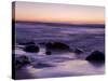 Rocks and Beach at Sunset, La Jolla, San Diego County, California, USA-Richard Cummins-Stretched Canvas