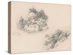 Rocks and Brush, Hintersee, Germany, 1871-John Singer Sargent-Stretched Canvas