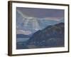 Rocks and Cliffs (From the Series Ladog), 1917-1918-Nicholas Roerich-Framed Giclee Print