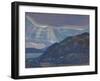 Rocks and Cliffs (From the Series Ladog), 1917-1918-Nicholas Roerich-Framed Giclee Print