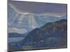 Rocks and Cliffs (From the Series Ladog), 1917-1918-Nicholas Roerich-Mounted Giclee Print