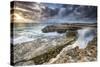 Rocks and Crashing Waves at Devil's Bridge-Roberto Moiola-Stretched Canvas