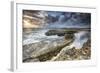 Rocks and Crashing Waves at Devil's Bridge-Roberto Moiola-Framed Photographic Print