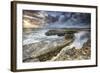 Rocks and Crashing Waves at Devil's Bridge-Roberto Moiola-Framed Photographic Print