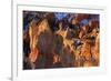 Rocks and Hoodoos Lit by Strong Dawn Light in Winter-Eleanor-Framed Photographic Print