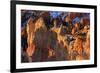 Rocks and Hoodoos Lit by Strong Dawn Light in Winter-Eleanor-Framed Photographic Print