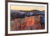 Rocks and Lone Pine Tree Lit by Dawn Light in Winter-Eleanor-Framed Photographic Print