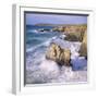 Rocks and Sea at Gwithian, Cornwall, England-Roy Rainford-Framed Photographic Print