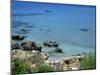 Rocks and Sea, Frangokastello, Crete, Greek Islands, Greece, Europe-Jean Brooks-Mounted Photographic Print