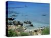 Rocks and Sea, Frangokastello, Crete, Greek Islands, Greece, Europe-Jean Brooks-Stretched Canvas