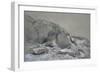 Rocks and Sea, Isle of Wight, (Drawing)-Augustus Wall Callcott-Framed Giclee Print