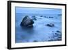 Rocks and Sea on the Fife Coast Near St. Andrews, Fife, Scotland, United Kingdom, Europe-Mark-Framed Photographic Print