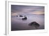 Rocks and Sea Stacks at Dawn, Bandon Beach, Oregon, United States of America, North America-James-Framed Photographic Print