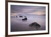 Rocks and Sea Stacks at Dawn, Bandon Beach, Oregon, United States of America, North America-James-Framed Photographic Print